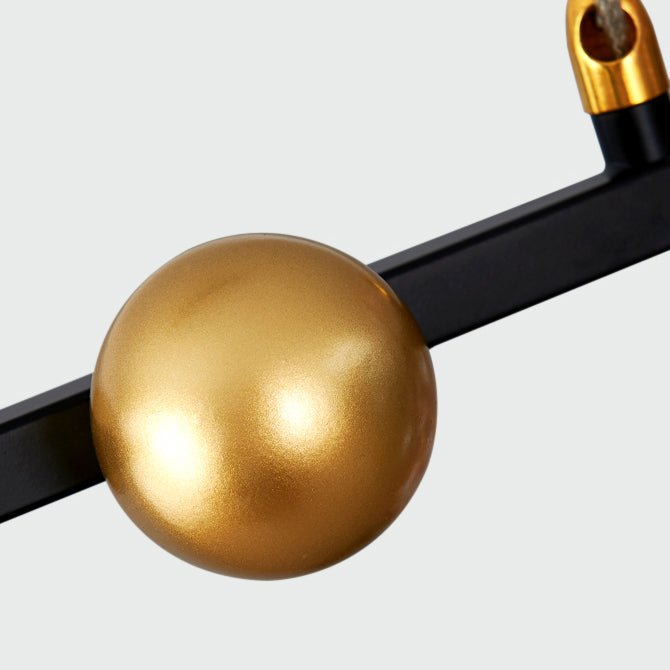 Accesorios de iluminación colgante de 8 cabezas de vidrio de lámpara simple para mesa de comedor