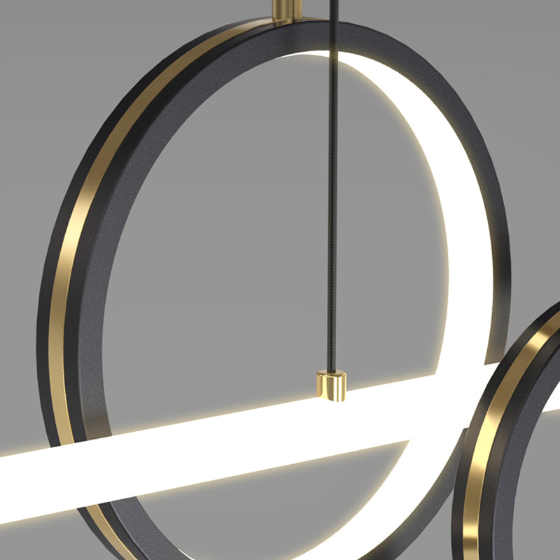 Modern Style Geometry Island Lighting Fixturse Metal Island Pendant Lights