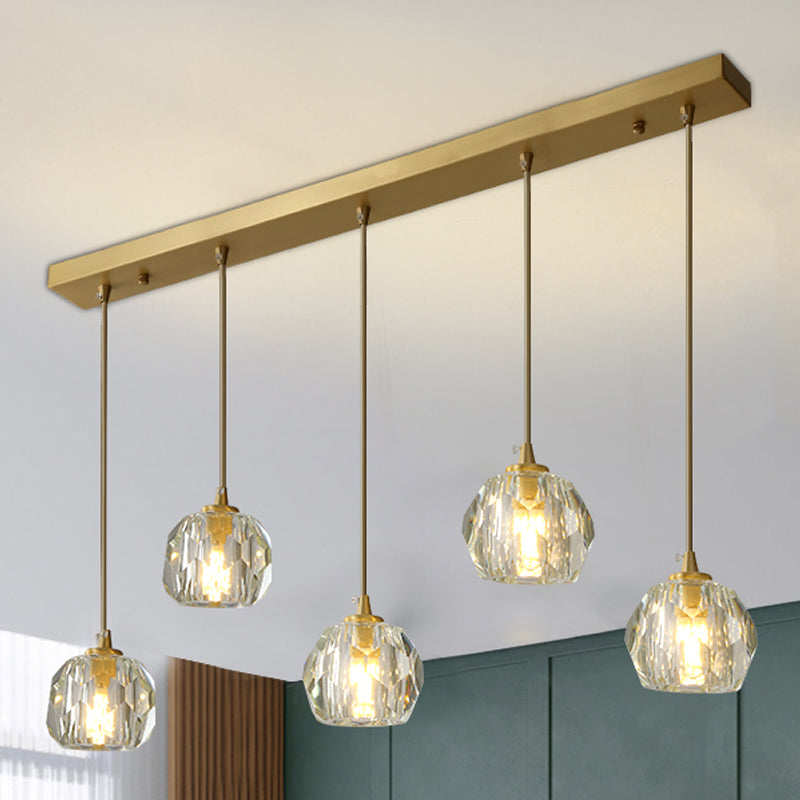 Modern Style Spherical Island Lighting Fixtures Crystal Island Lighting Ideas