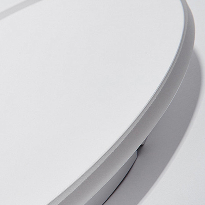 Runde Schatten Metall Wandleuchter moderner Stil Ein leichtem Lichtmontage Licht in Weiß