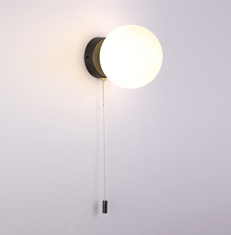Kugelschattenglas Wandleuchter moderner einzelner leichter Wand Licht montiertes Licht