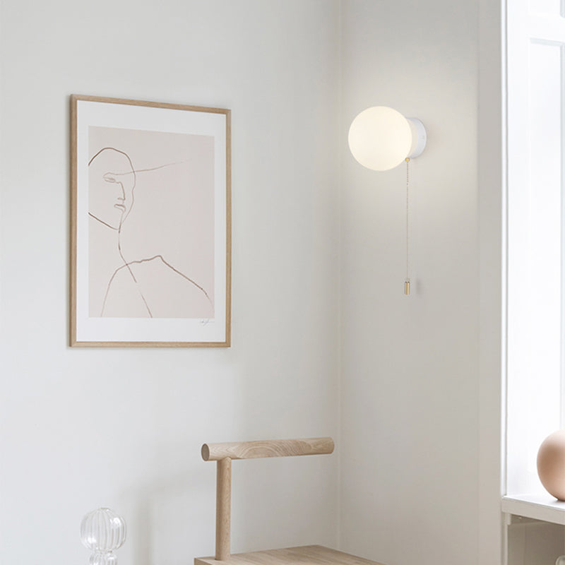 Kugelschattenglas Wandleuchter moderner einzelner leichter Wand Licht montiertes Licht