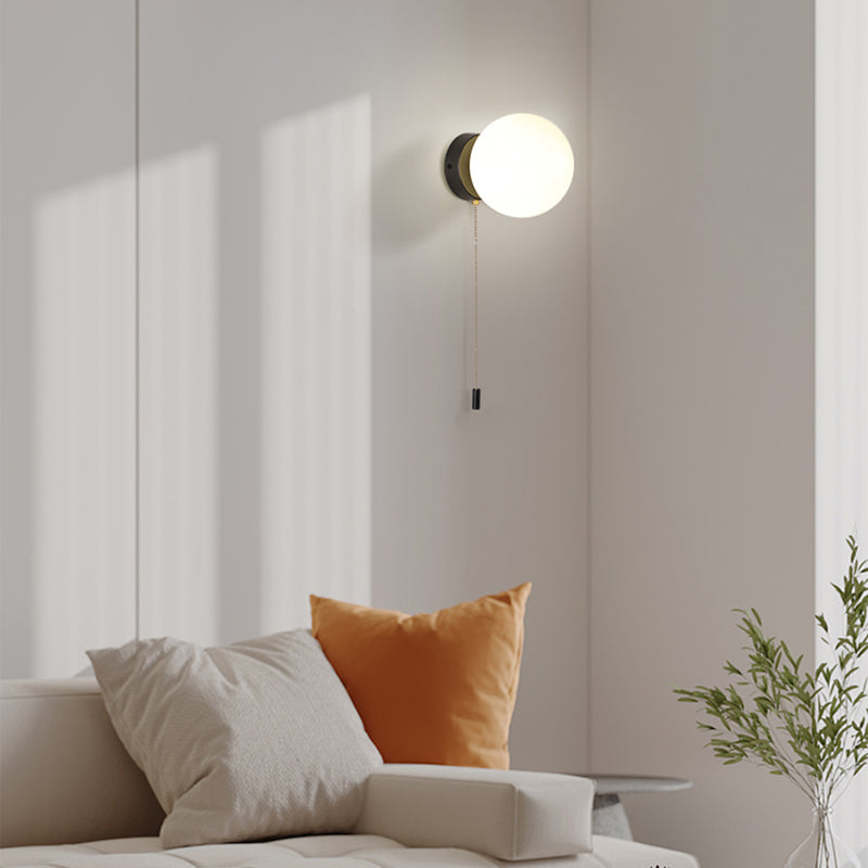 Kugelschattenglas Wandleuchter moderner einzelner leichter Wand Licht montiertes Licht