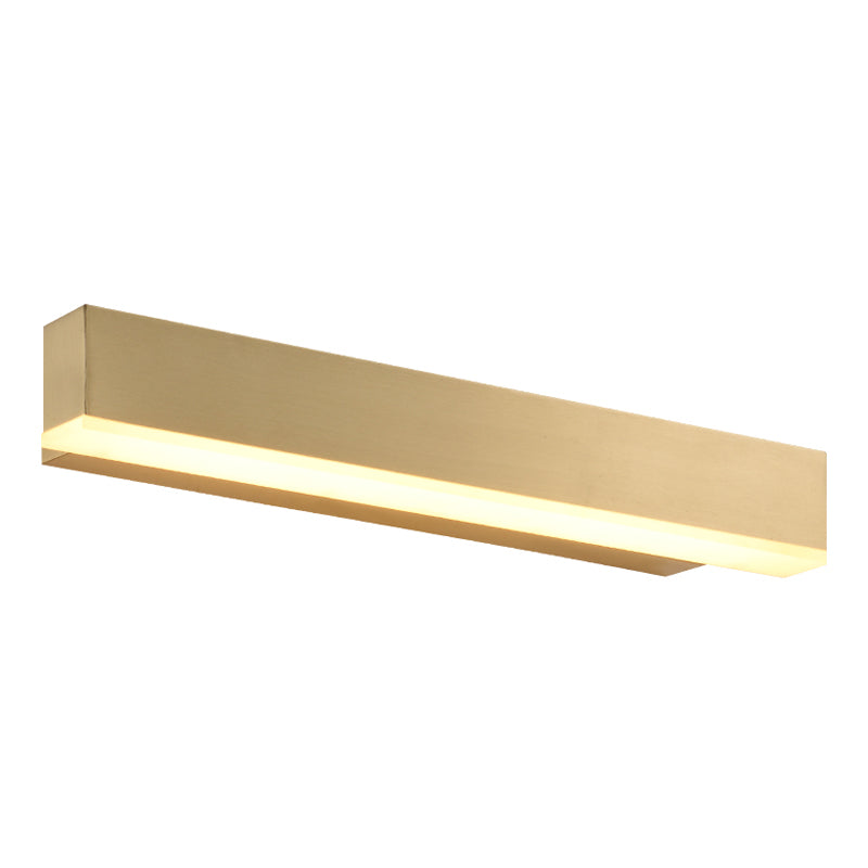 Quadratische Schatten Metall Wandleuchter moderner Stil ein leichtes Wandmontage Licht in Gold