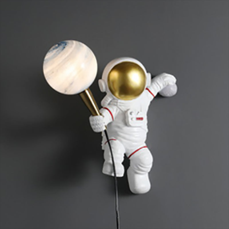 Lampada da parete per bambini astronauta per astronauta