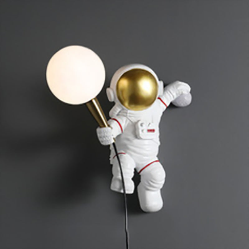Lampada da parete per bambini astronauta per astronauta