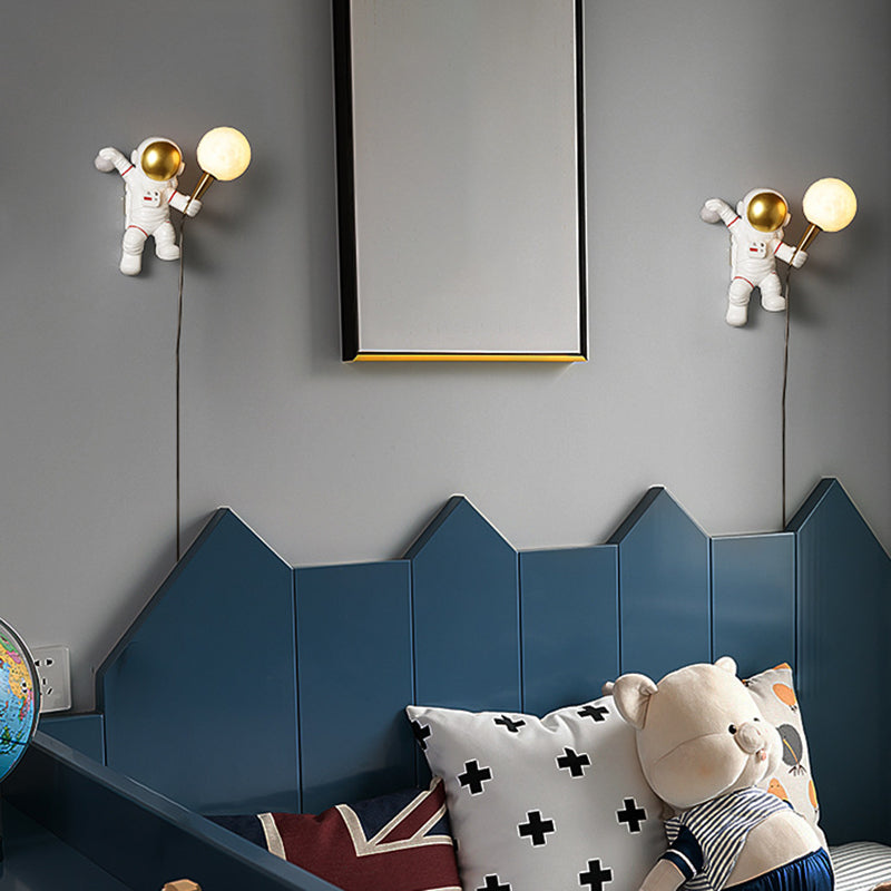 Lampada da parete per bambini astronauta per astronauta