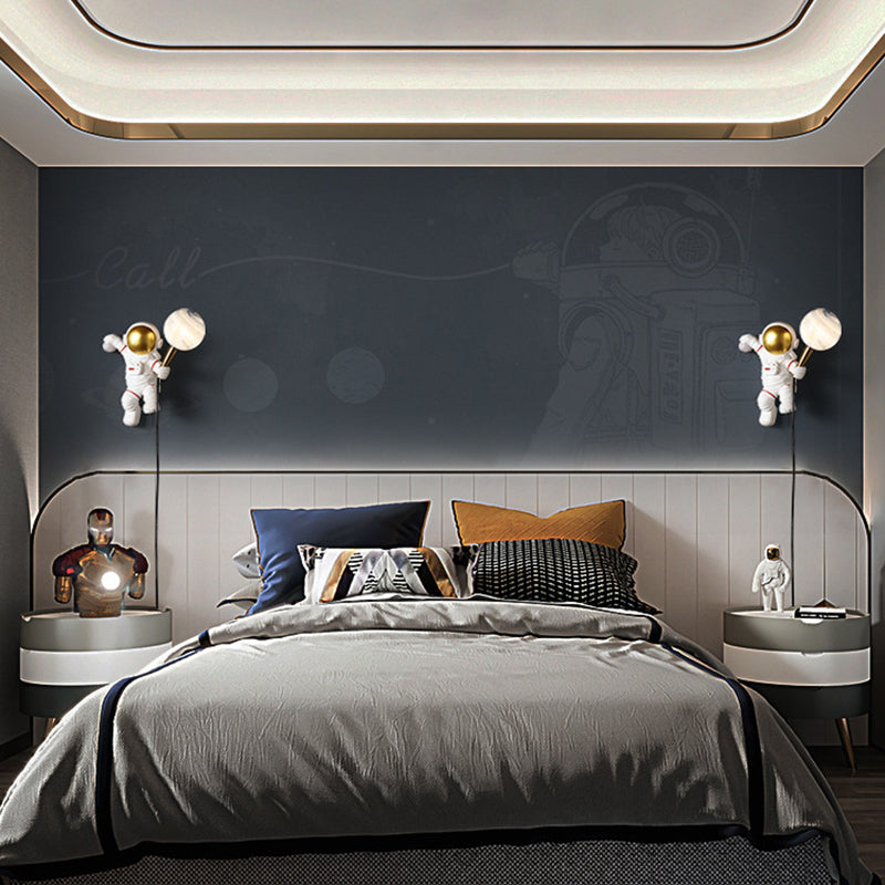 Lampada da parete per bambini astronauta per astronauta