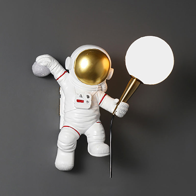 Lampada da parete per bambini astronauta per astronauta