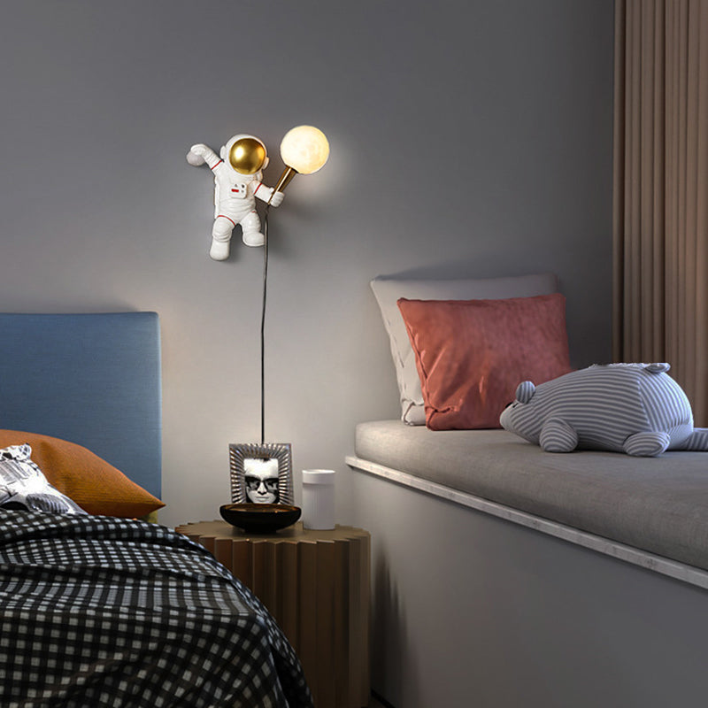 Lampada da parete per bambini astronauta per astronauta