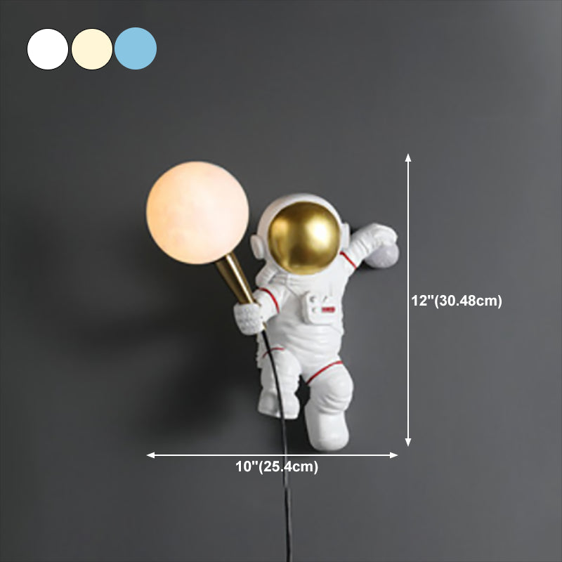 Lampada da parete per bambini astronauta per astronauta