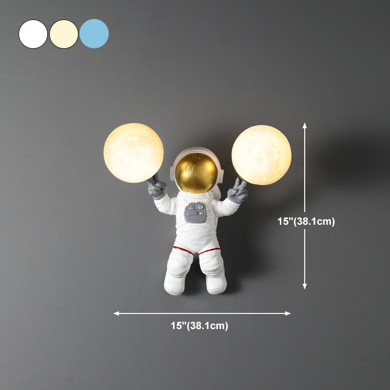 Lampada da parete per bambini astronauta per astronauta