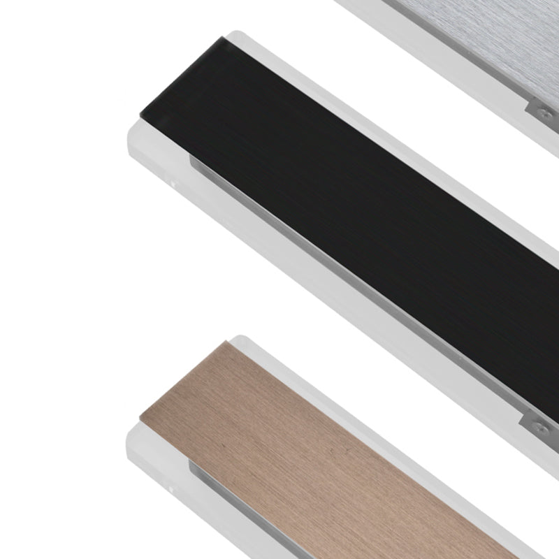 Linear Shape Metal Wall Light Modern Style 1 Light Wall Mount Light