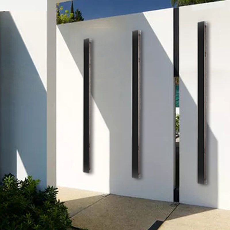 Linear Shape Metal Wall Light Modern Style 1 Light Wall Mount Light