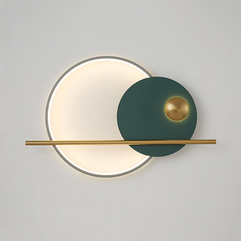 Zeitgenössischer Stil Geometrie Formwandleuchte Metall Wandmontage Leuchten