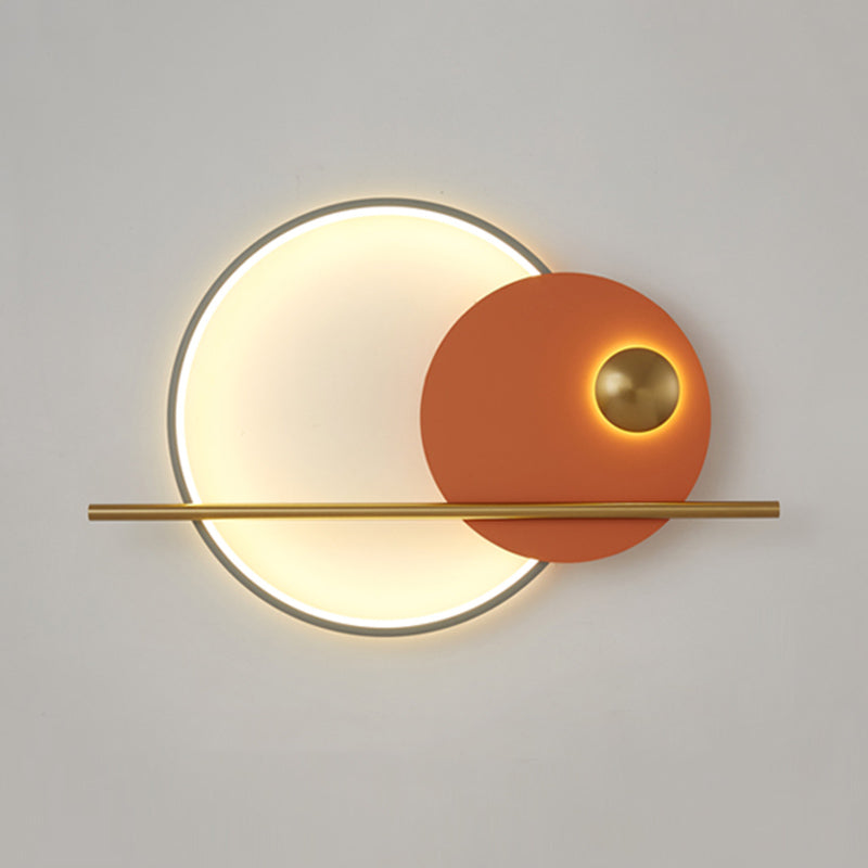 Zeitgenössischer Stil Geometrie Formwandleuchte Metall Wandmontage Leuchten