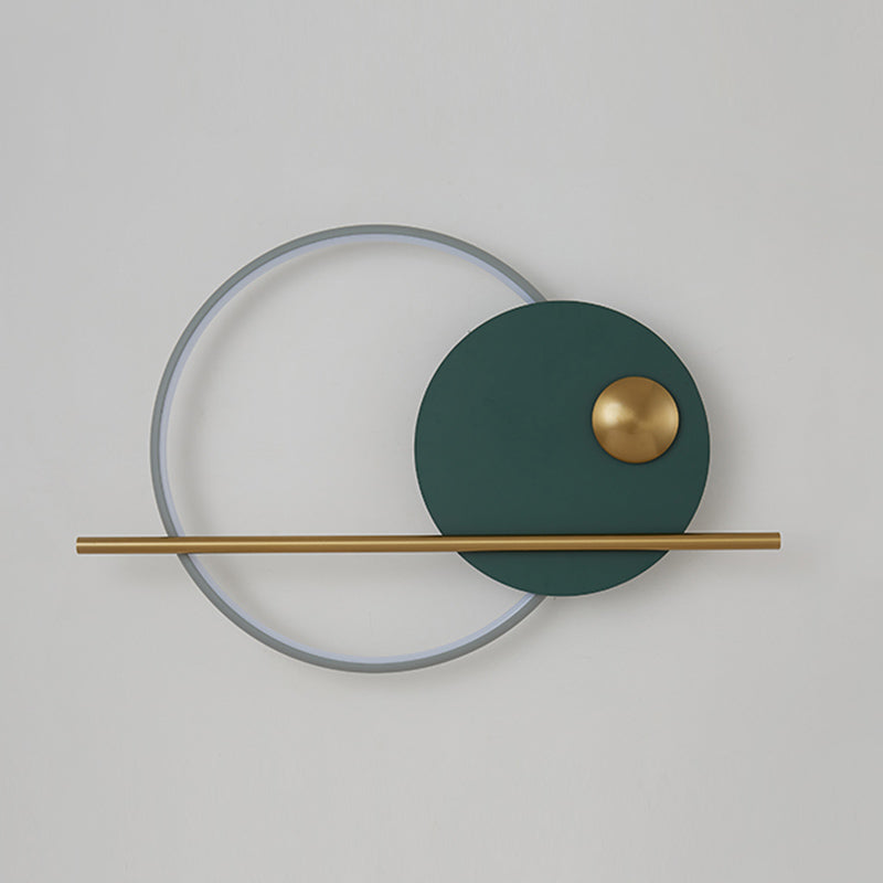 Zeitgenössischer Stil Geometrie Formwandleuchte Metall Wandmontage Leuchten