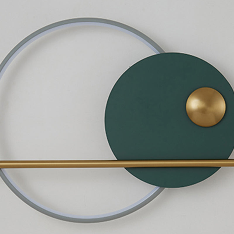 Zeitgenössischer Stil Geometrie Formwandleuchte Metall Wandmontage Leuchten