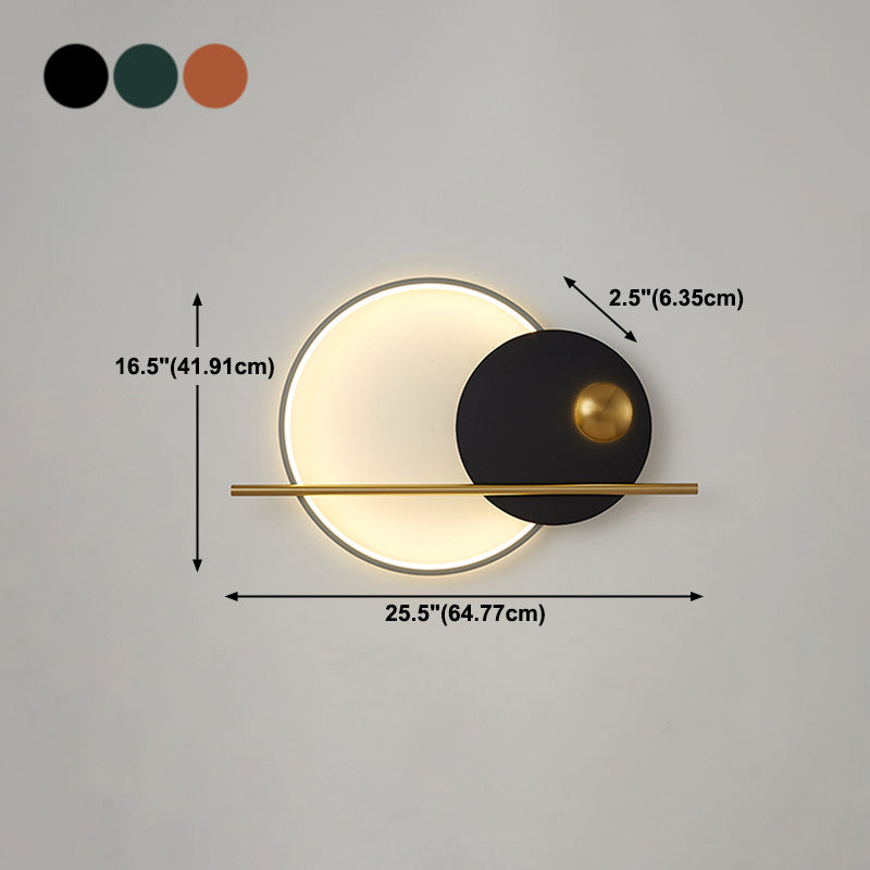 Zeitgenössischer Stil Geometrie Formwandleuchte Metall Wandmontage Leuchten