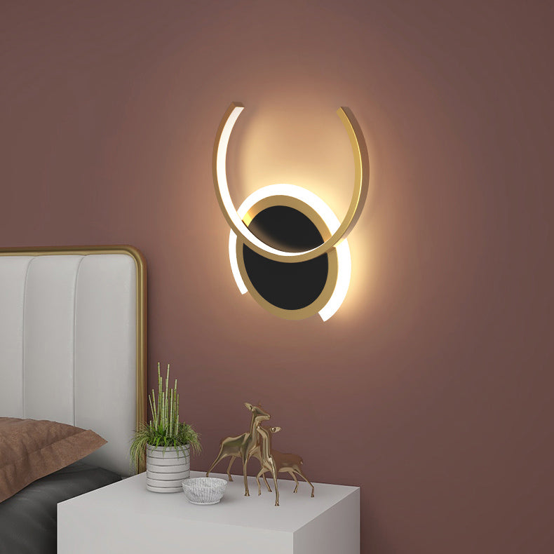 Geometrieform Wandmontage Lichter moderne Metallwandleuchten im Stil von Metall