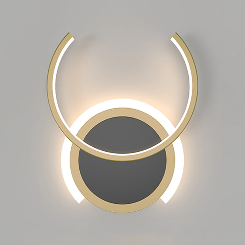 Geometrieform Wandmontage Lichter moderne Metallwandleuchten im Stil von Metall