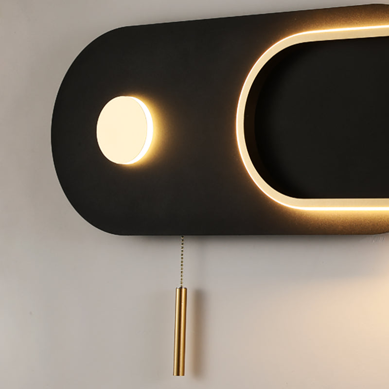 Modern Style Geometry Shape Wall Lights Metal 2-Light Wall Mount Lights