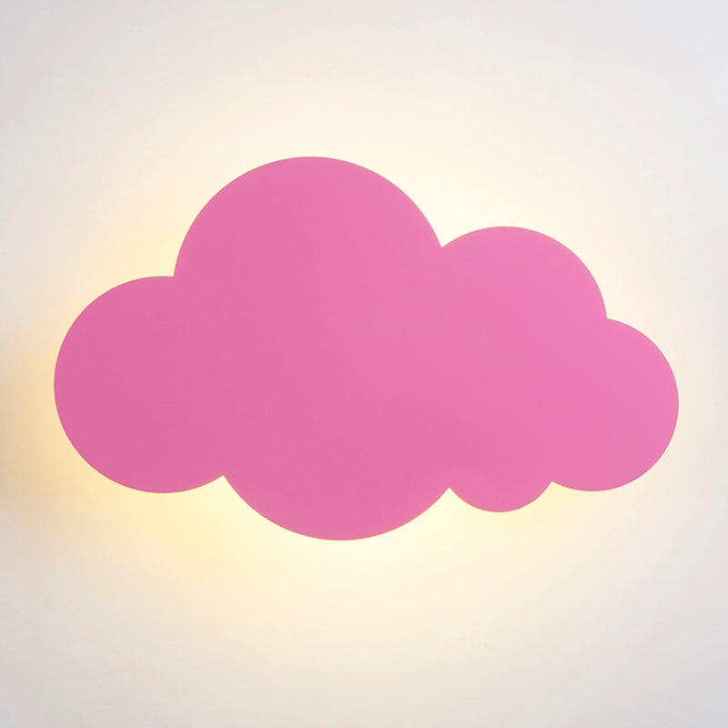 Moderne Stil Leuchte Wolkenform Holz 1-Licht-Wandhalterung Licht