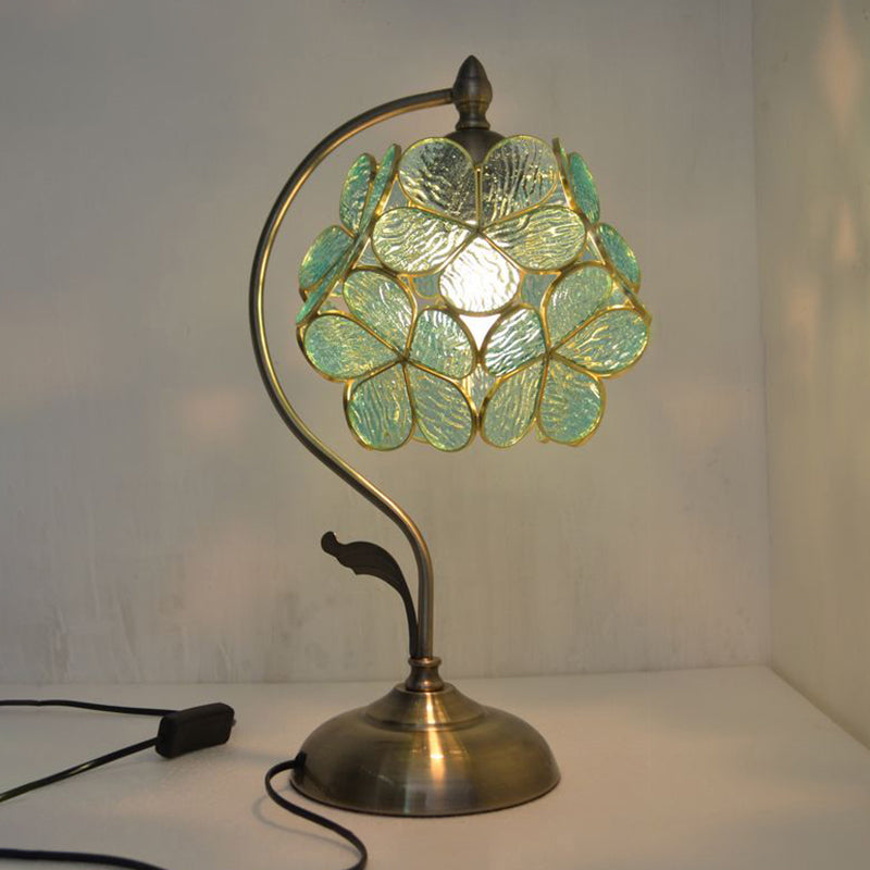 Bloementafel licht eenvoud stijl metalen nachttafellamp voor slaapkamer
