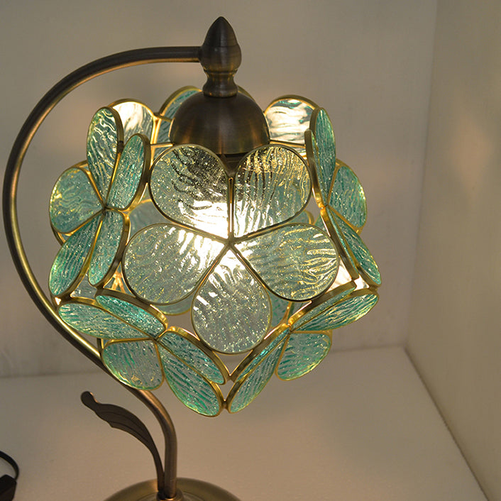 Bloementafel licht eenvoud stijl metalen nachttafellamp voor slaapkamer