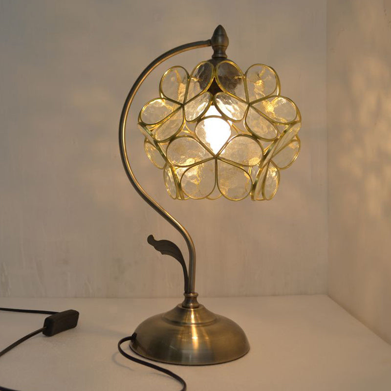 Bloementafel licht eenvoud stijl metalen nachttafellamp voor slaapkamer
