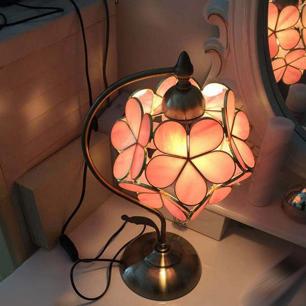 Bloementafel licht eenvoud stijl metalen nachttafellamp voor slaapkamer
