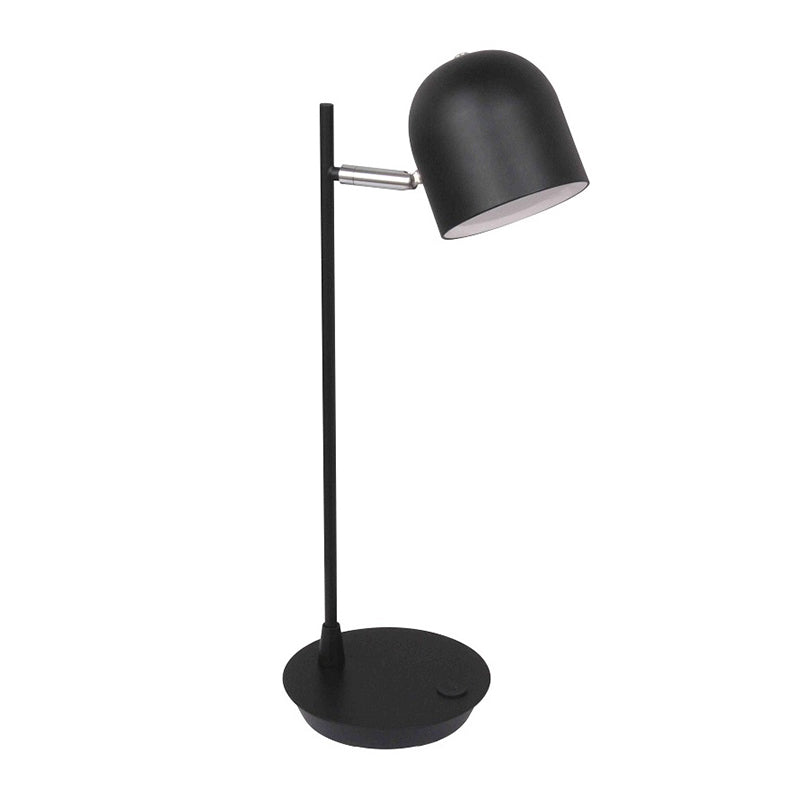 Lampe de table de nuit en métal en forme
