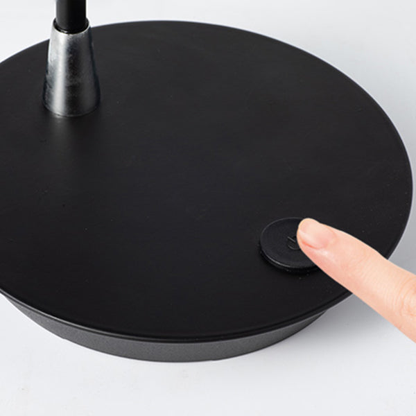 Lampe de table de nuit en métal en forme