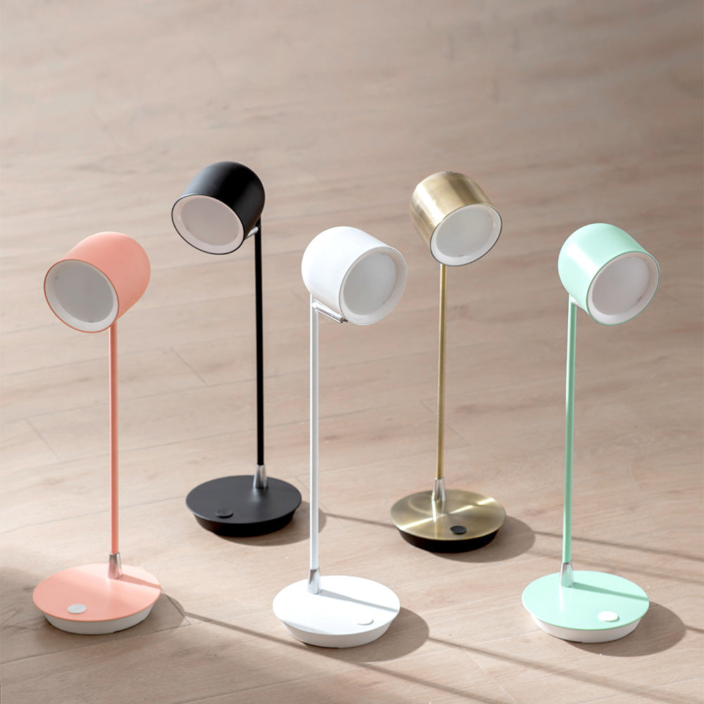 Lampe de table de nuit en métal en forme