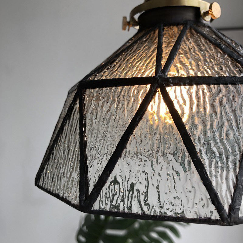 Industrial Down Candant Glass Hallway Appeding Sofriful Light with 1 Luce