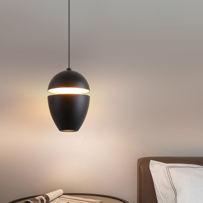 Postmodern Metal Pendant Light Aluminum LED Suspension Light for Bedside