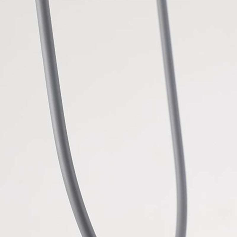 Glass Ball Pendant Light Macaron Style 1-Light Hanging Light with Cage