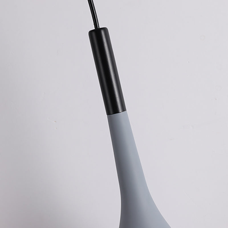 Cone Shape Glass Hanging Light Modern Style 1 Light Hanging Light Fixture