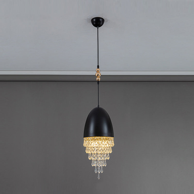 Multi Lights Geometric Suspension Pendant Modern Style Crystal Down Lighting