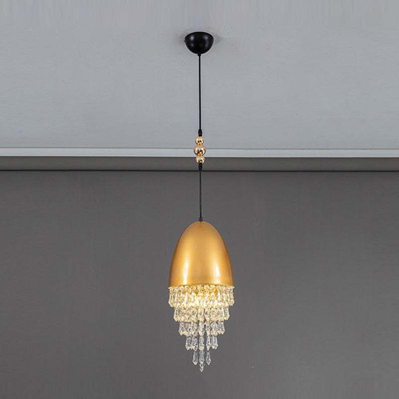 Multi Lights Geometric Suspension Pendant Modern Style Crystal Down Lighting