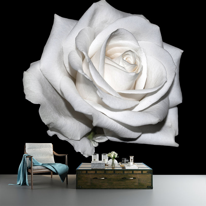 Photography Stain Resistant Wall Mural Wallpaper Roses Sitting Room Wall Mural