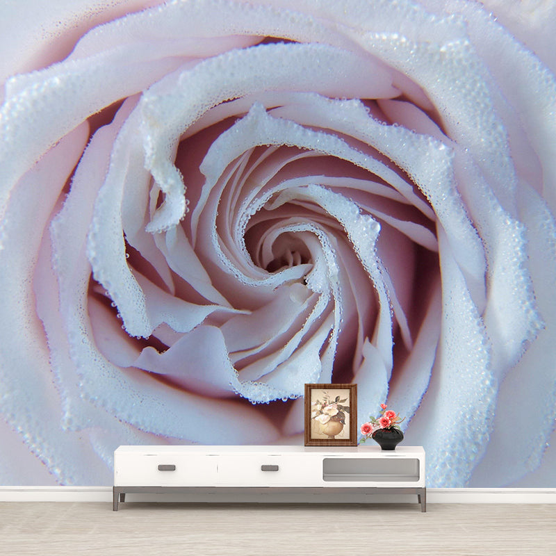 Environment Friendly Resistant Mural Wallpaper Roses Sleeping Room Wall Mural