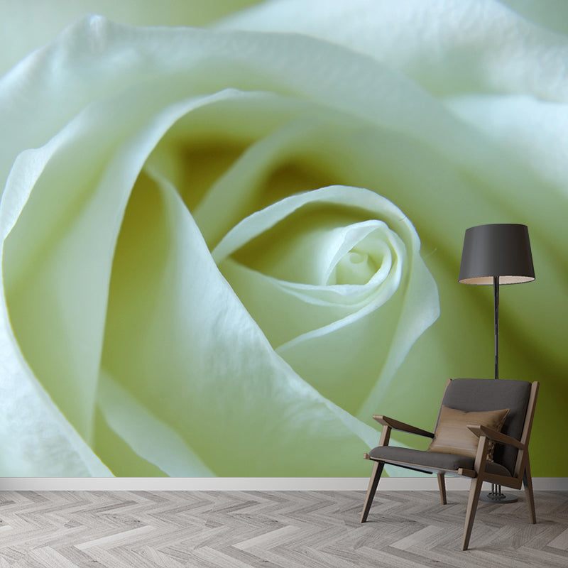 Environment Friendly Resistant Mural Wallpaper Roses Sleeping Room Wall Mural