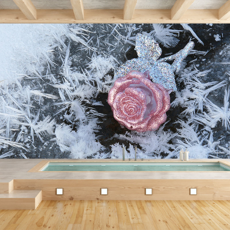 Roses Mildew Resistant Mural Wallpaper Living Room Wall Mural