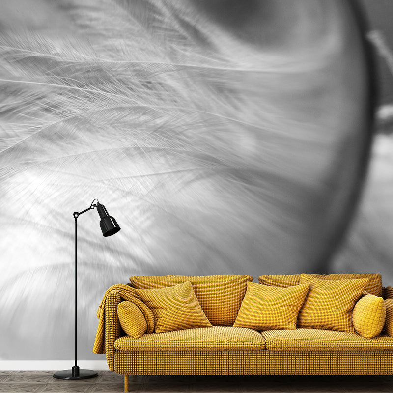 Feather Photography Mural Wallpaper Environment Friendly Living Room Wall Mural