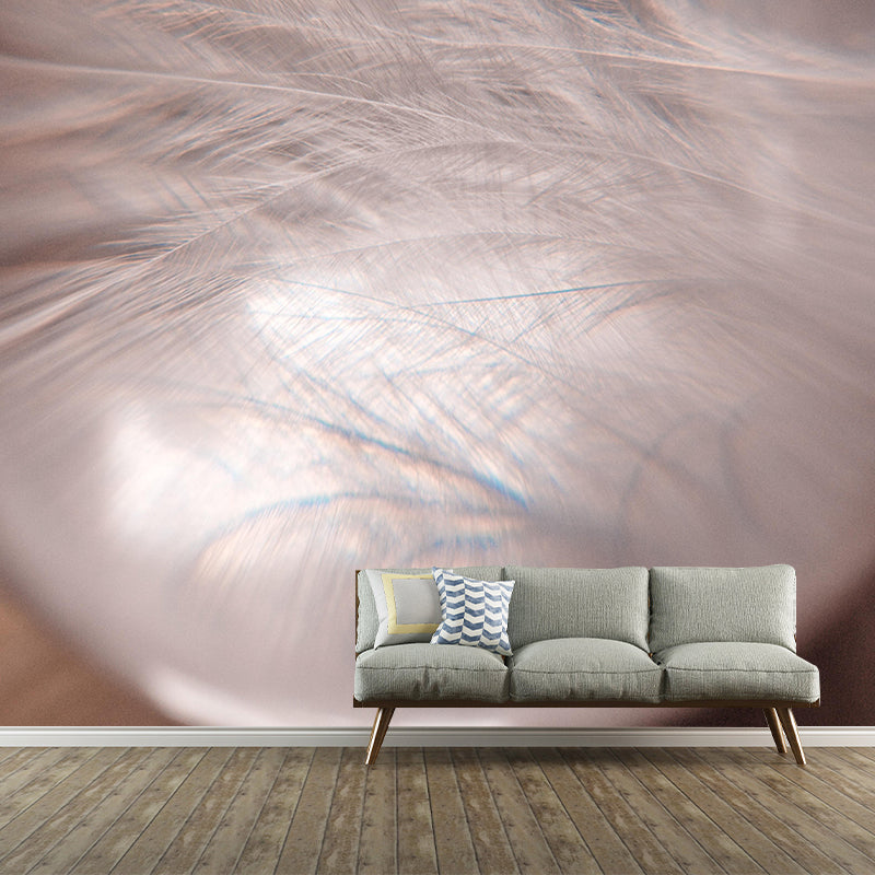 Feather Photography Mural Wallpaper Environment Friendly Living Room Wall Mural
