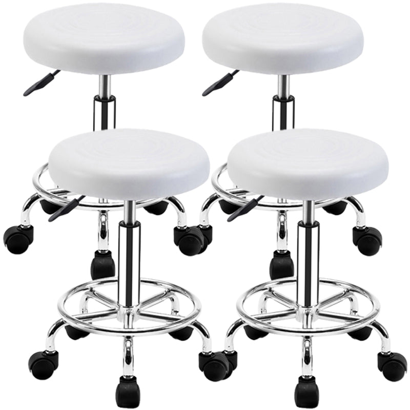 Modern Adjustable Rotatable Counter Stool Steel Mobile Phone Store Bar Stool with Cushion