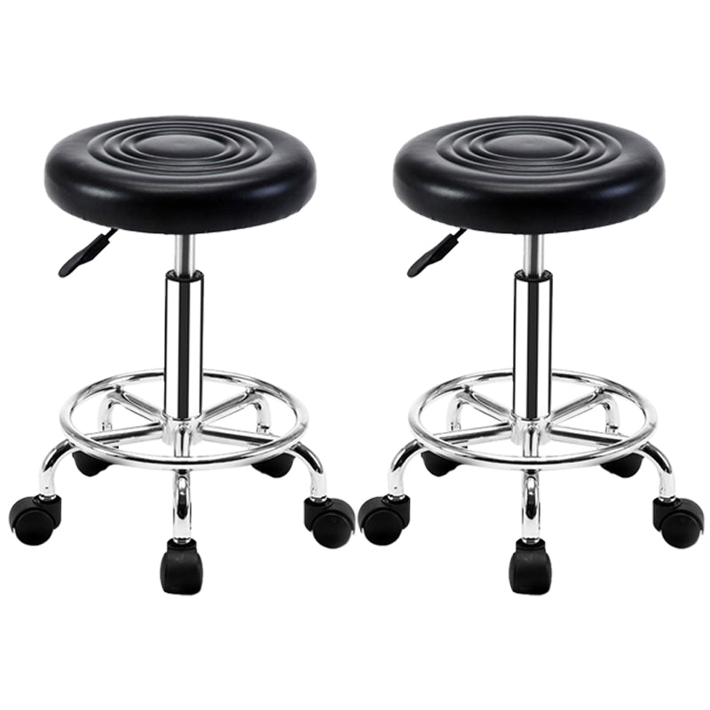 Modern Adjustable Rotatable Counter Stool Steel Mobile Phone Store Bar Stool with Cushion