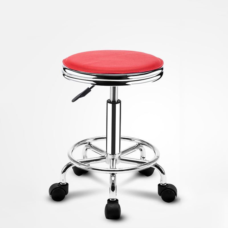 Modern Adjustable Rotatable Counter Stool Steel Mobile Phone Store Bar Stool with Cushion