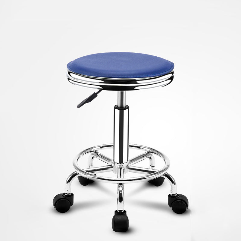 Modern Adjustable Rotatable Counter Stool Steel Mobile Phone Store Bar Stool with Cushion